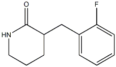 3-(2-fluorobenzyl)piperidin-2-one Struktur