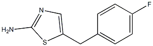 5-(4-FLUOROBENZYL)-1,3-THIAZOL-2-AMINE Struktur