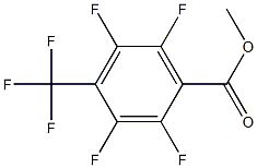 methyl 2,3,5,6-tetrafluoro-4-(trifluoromethyl)benzoate Struktur