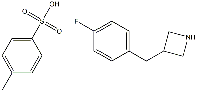 3-(4-fluorobenzyl)azetidine 4-methylbenzenesulfonate Struktur