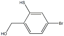 4-Bromo-2-mercaptobenzyl alcohol Structure