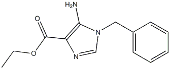 Ethyl 5-amino-1-benzyl-1H-imidazole-4-carboxylate Struktur