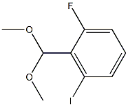 2-Fluoro-6-iodobenzaldehyde dimethyl acetal Struktur