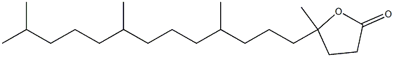 5-methyl-5-(4,8,12-trimethyltridecyl)oxolan-2-one Struktur