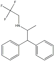 (1,1-diphenylpropan-2-yl)(2,2,2-trifluoroethyl)amine Struktur