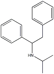 (1,2-diphenylethyl)(propan-2-yl)amine Struktur