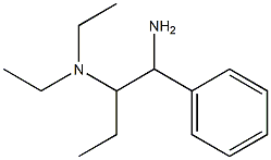 (1-amino-1-phenylbutan-2-yl)diethylamine Struktur