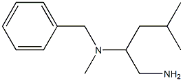 (1-amino-4-methylpentan-2-yl)(benzyl)methylamine Struktur