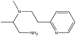 (1-aminopropan-2-yl)(methyl)[2-(pyridin-2-yl)ethyl]amine Struktur