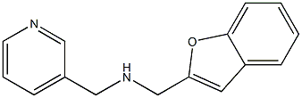 (1-benzofuran-2-ylmethyl)(pyridin-3-ylmethyl)amine Struktur