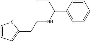 (1-phenylpropyl)[2-(thiophen-2-yl)ethyl]amine Struktur