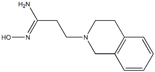 (1Z)-3-(3,4-dihydroisoquinolin-2(1H)-yl)-N'-hydroxypropanimidamide Struktur