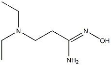 (1Z)-3-(diethylamino)-N'-hydroxypropanimidamide Struktur