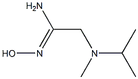 (1Z)-N'-hydroxy-2-[isopropyl(methyl)amino]ethanimidamide Struktur