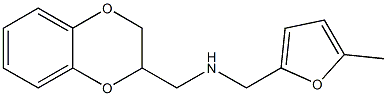 (2,3-dihydro-1,4-benzodioxin-2-ylmethyl)[(5-methylfuran-2-yl)methyl]amine Struktur