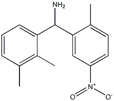 (2,3-dimethylphenyl)(2-methyl-5-nitrophenyl)methanamine Struktur