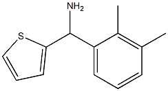 (2,3-dimethylphenyl)(thiophen-2-yl)methanamine Struktur