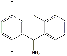 (2,5-difluorophenyl)(2-methylphenyl)methanamine Struktur