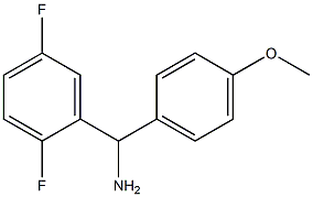 (2,5-difluorophenyl)(4-methoxyphenyl)methanamine Struktur