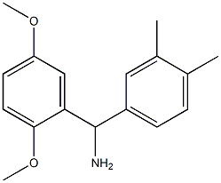 (2,5-dimethoxyphenyl)(3,4-dimethylphenyl)methanamine Struktur