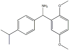 (2,5-dimethoxyphenyl)[4-(propan-2-yl)phenyl]methanamine Struktur