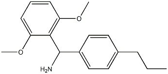 (2,6-dimethoxyphenyl)(4-propylphenyl)methanamine Struktur