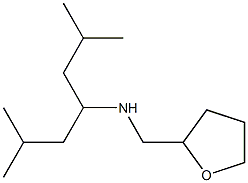 (2,6-dimethylheptan-4-yl)(oxolan-2-ylmethyl)amine Struktur