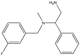 (2-amino-1-phenylethyl)[(3-fluorophenyl)methyl]methylamine Struktur