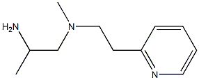 (2-aminopropyl)(methyl)[2-(pyridin-2-yl)ethyl]amine Struktur