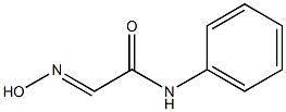 (2E)-2-(hydroxyimino)-N-phenylacetamide Struktur