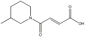 (2E)-4-(3-methylpiperidin-1-yl)-4-oxobut-2-enoic acid Struktur