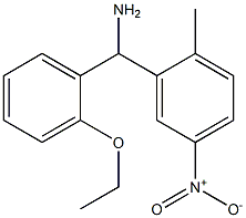 (2-ethoxyphenyl)(2-methyl-5-nitrophenyl)methanamine Struktur