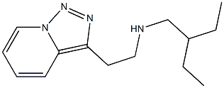 (2-ethylbutyl)(2-{[1,2,4]triazolo[3,4-a]pyridin-3-yl}ethyl)amine Struktur