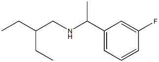 (2-ethylbutyl)[1-(3-fluorophenyl)ethyl]amine Struktur