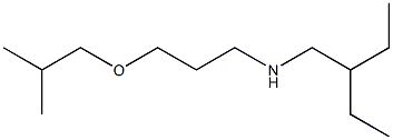 (2-ethylbutyl)[3-(2-methylpropoxy)propyl]amine Struktur