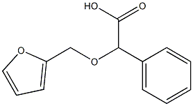 (2-furylmethoxy)(phenyl)acetic acid Struktur