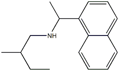 (2-methylbutyl)[1-(naphthalen-1-yl)ethyl]amine Struktur