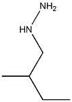 (2-methylbutyl)hydrazine Struktur