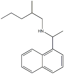 (2-methylpentyl)[1-(naphthalen-1-yl)ethyl]amine Struktur