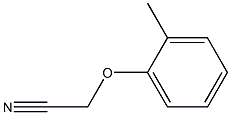 (2-methylphenoxy)acetonitrile Struktur