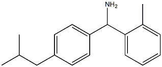 (2-methylphenyl)[4-(2-methylpropyl)phenyl]methanamine Struktur