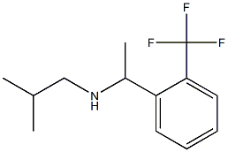 (2-methylpropyl)({1-[2-(trifluoromethyl)phenyl]ethyl})amine Struktur