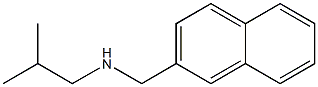 (2-methylpropyl)(naphthalen-2-ylmethyl)amine Struktur