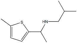 (2-methylpropyl)[1-(5-methylthiophen-2-yl)ethyl]amine Struktur