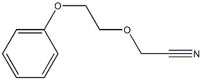 (2-phenoxyethoxy)acetonitrile Struktur