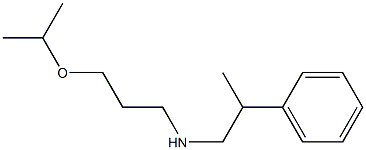 (2-phenylpropyl)[3-(propan-2-yloxy)propyl]amine Struktur