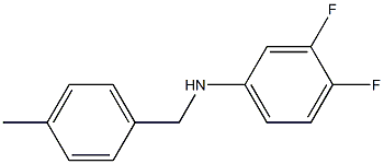 (3,4-difluorophenyl)(4-methylphenyl)methylamine Struktur