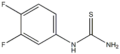 (3,4-difluorophenyl)thiourea Struktur