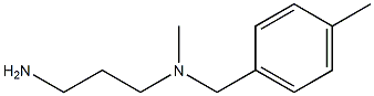 (3-aminopropyl)(methyl)[(4-methylphenyl)methyl]amine Struktur