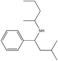 (3-methyl-1-phenylbutyl)(pentan-2-yl)amine Struktur